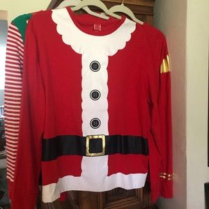 Santa Claus Top and Bottoms Pajamas